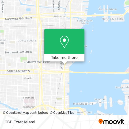 CBD-Exter map