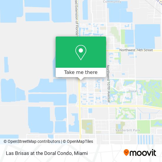 Las Brisas at the Doral Condo map