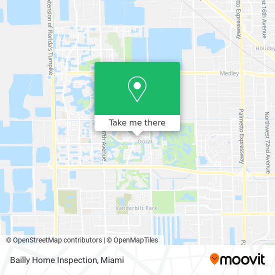 Bailly Home Inspection map