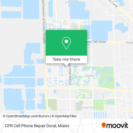 CPR Cell Phone Repair Doral map