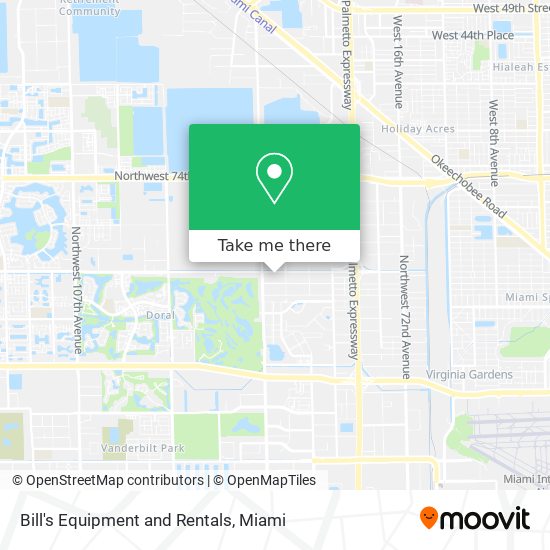 Mapa de Bill's Equipment and Rentals