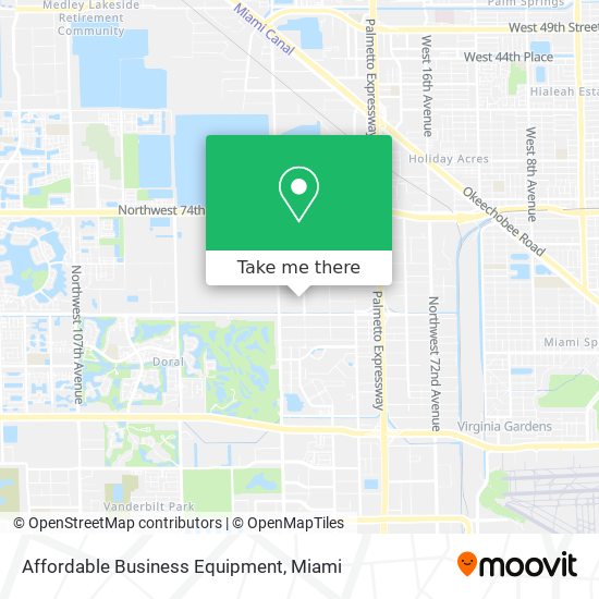 Affordable Business Equipment map