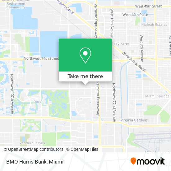 BMO Harris Bank map