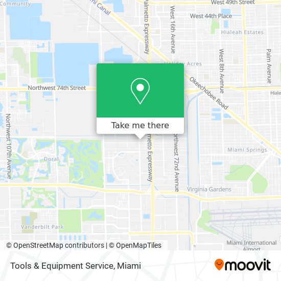 Tools & Equipment Service map