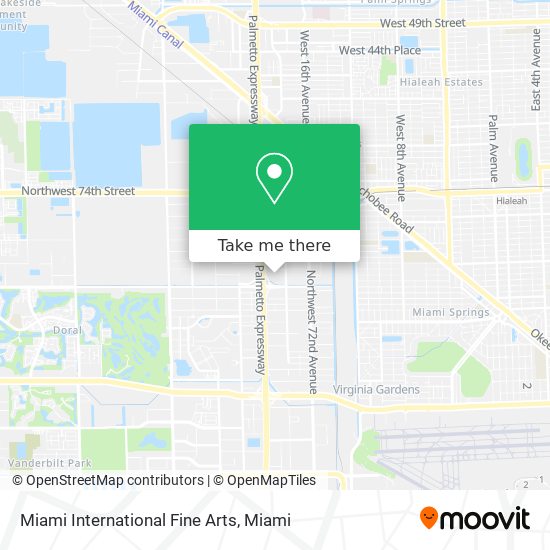 Mapa de Miami International Fine Arts