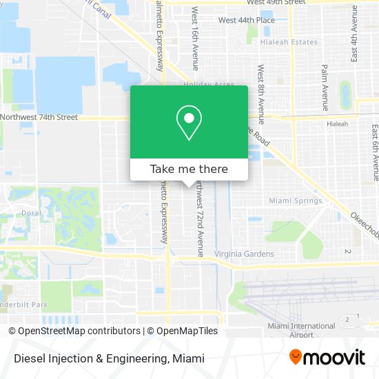 Mapa de Diesel Injection & Engineering