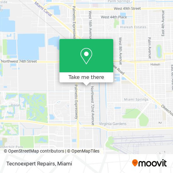 Tecnoexpert Repairs map