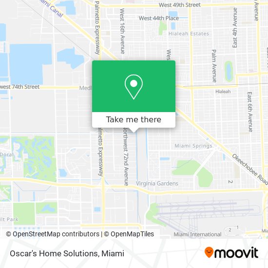 Oscar's Home Solutions map