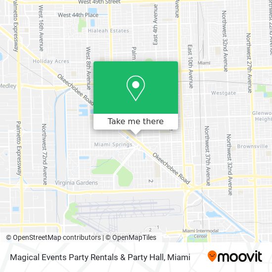 Magical Events Party Rentals & Party Hall map