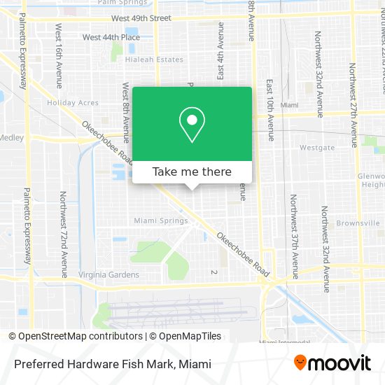 Mapa de Preferred Hardware Fish Mark