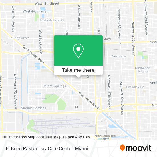 El Buen Pastor Day Care Center map