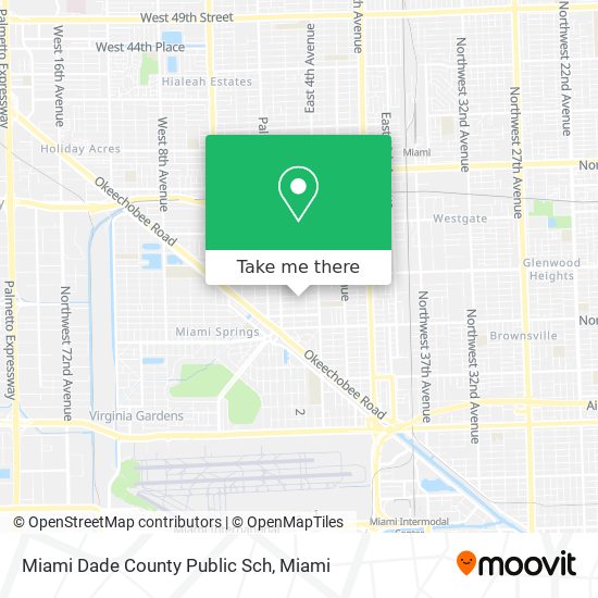 Miami Dade County Public Sch map