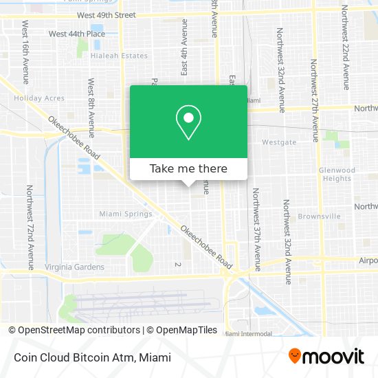 Coin Cloud Bitcoin Atm map