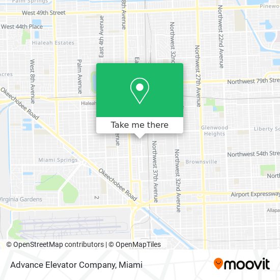 Advance Elevator Company map