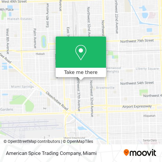 American Spice Trading Company map