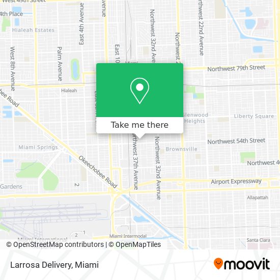 Larrosa Delivery map