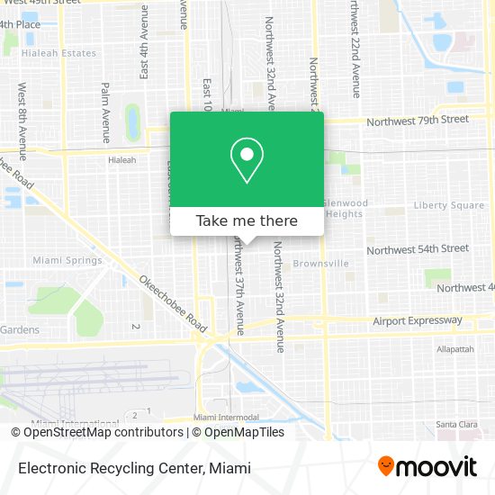 Electronic Recycling Center map