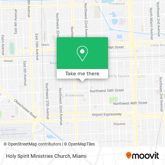 Mapa de Holy Spirit Ministries Church