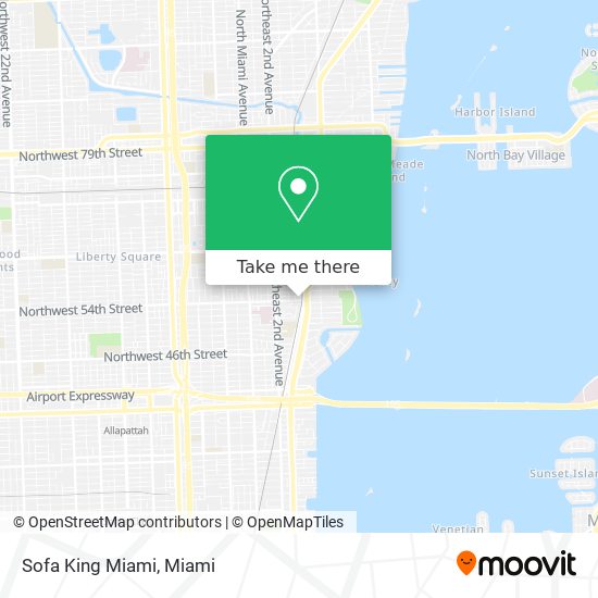 Sofa King Miami map