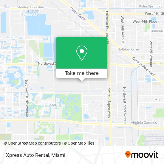 Xpress Auto Rental map