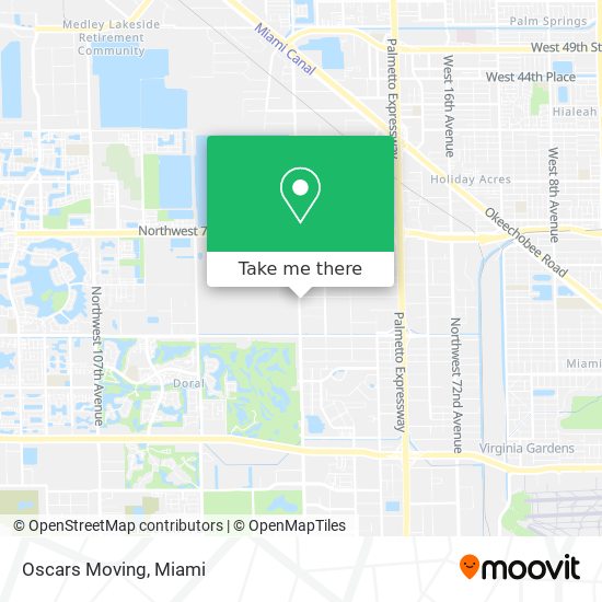 Oscars Moving map