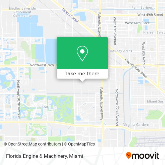 Florida Engine & Machinery map