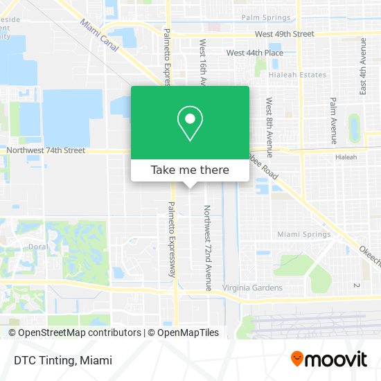 DTC Tinting map