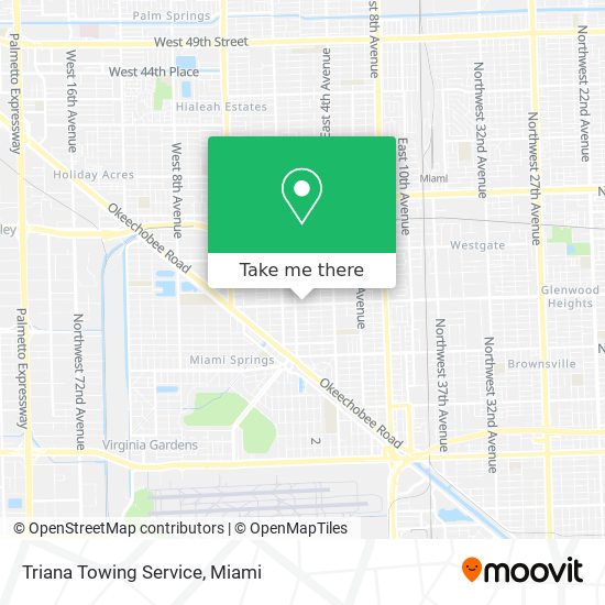 Mapa de Triana Towing Service