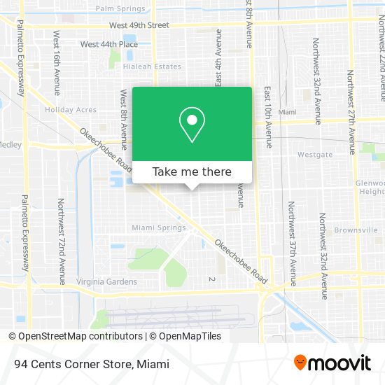 94 Cents Corner Store map