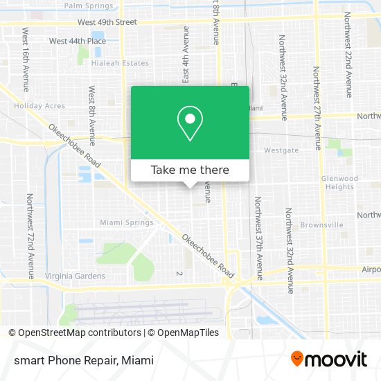 smart Phone Repair map
