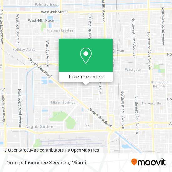 Orange Insurance Services map