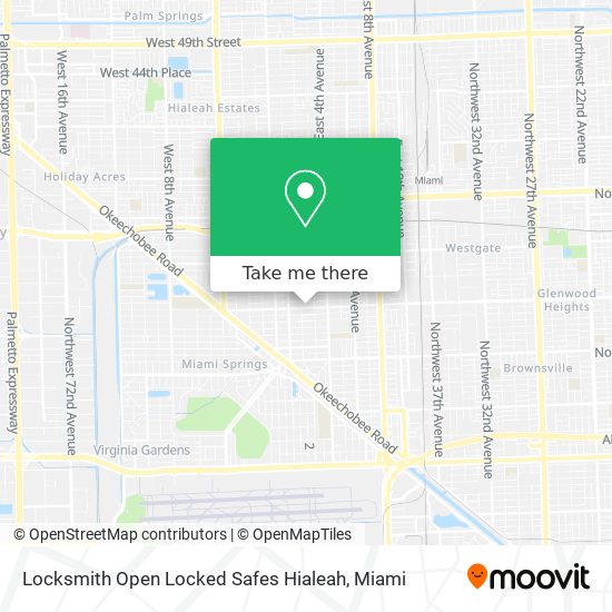 Locksmith Open Locked Safes Hialeah map