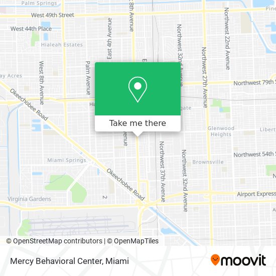 Mapa de Mercy Behavioral Center