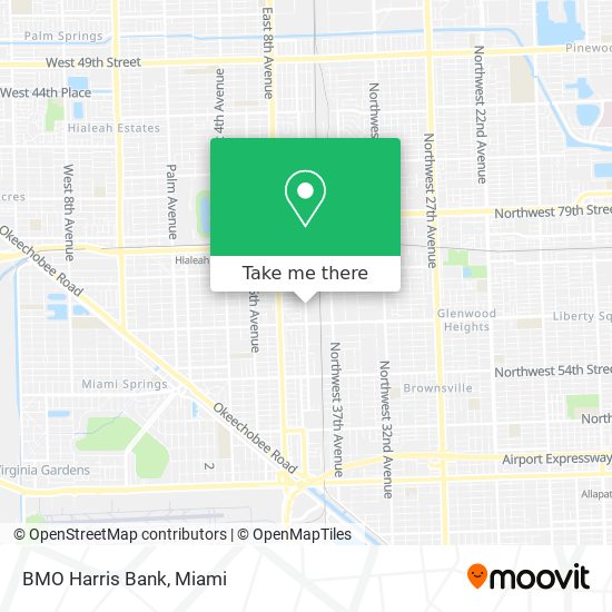 BMO Harris Bank map