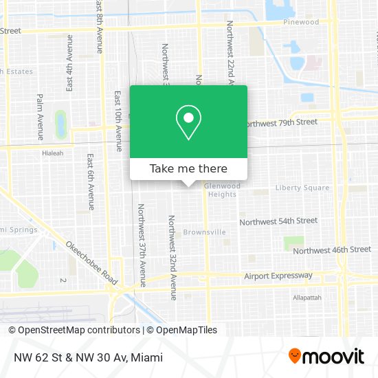 NW 62 St & NW 30 Av map