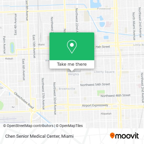 Mapa de Chen Senior Medical Center