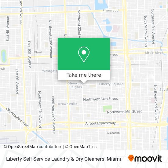 Mapa de Liberty Self Service Laundry & Dry Cleaners