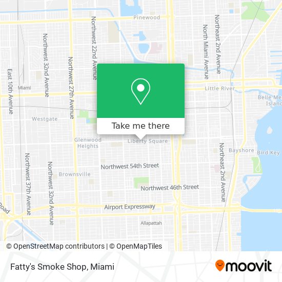 Mapa de Fatty's Smoke Shop