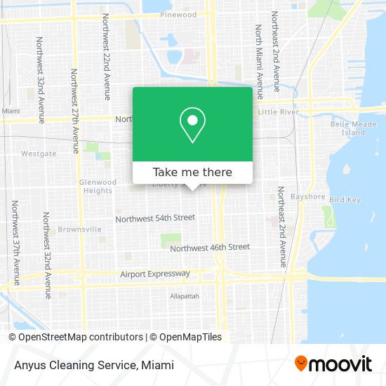 Mapa de Anyus Cleaning Service