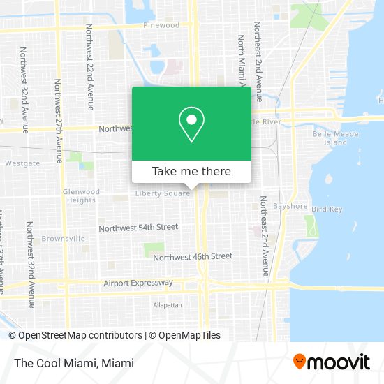Mapa de The Cool Miami