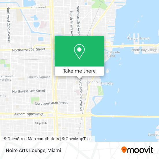 Noire Arts Lounge map