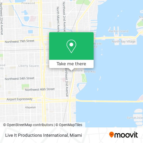 Live It Productions International map