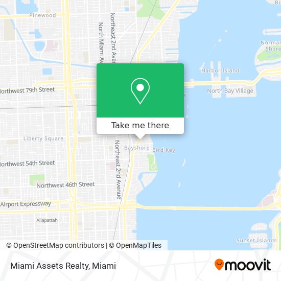 Miami Assets Realty map