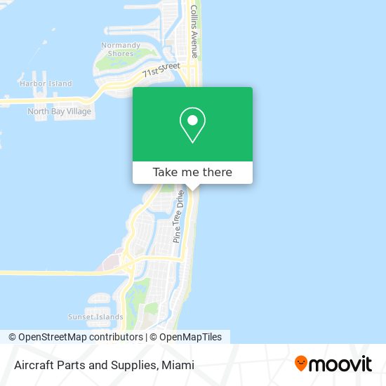 Aircraft Parts and Supplies map