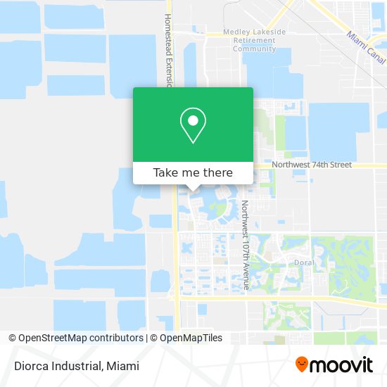 Diorca Industrial map