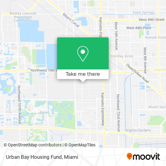 Urban Bay Housing Fund map