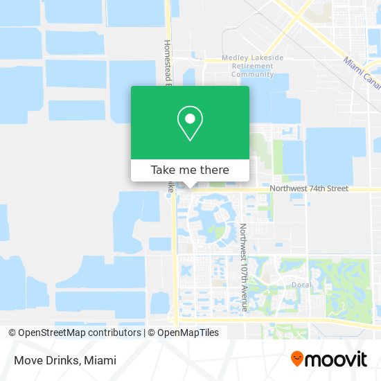 Move Drinks map