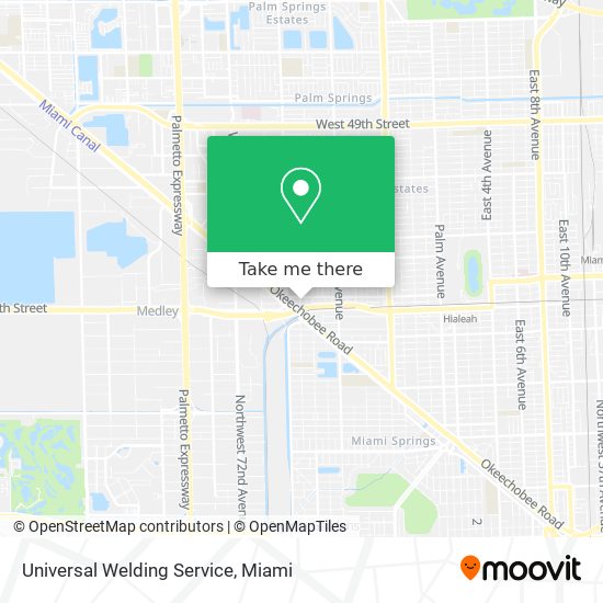 Universal Welding Service map