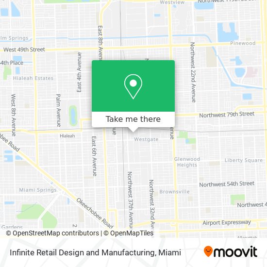 Mapa de Infinite Retail Design and Manufacturing