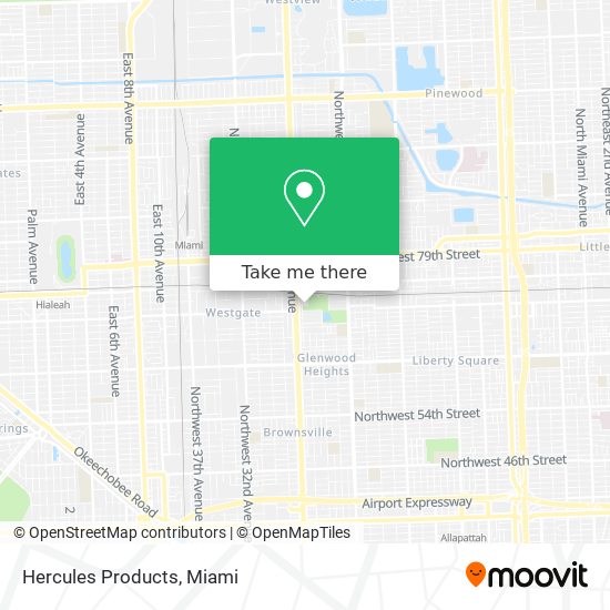 Hercules Products map